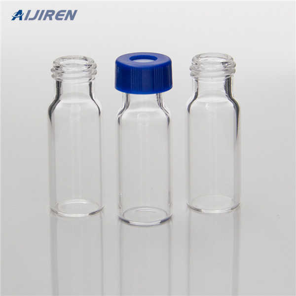 silicone slit septa autosampler glass vials screw thread